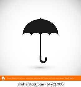 umbrella icon, vector best flat icon, EPS