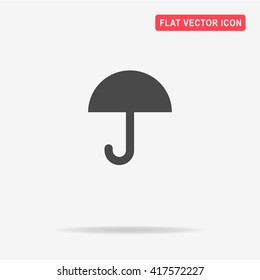 Umbrella icon. Vector concept illustration for design.