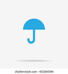 Umbrella icon. Vector concept illustration for design.