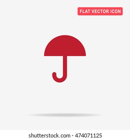 Umbrella icon. Vector concept illustration for design.