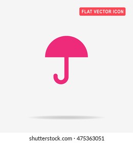 Umbrella icon. Vector concept illustration for design.
