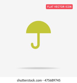 Umbrella icon. Vector concept illustration for design.