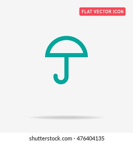 Umbrella icon. Vector concept illustration for design.