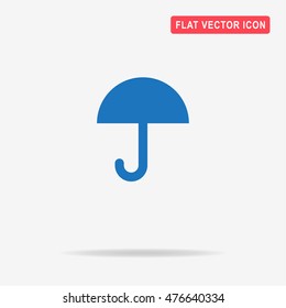 Umbrella icon. Vector concept illustration for design.