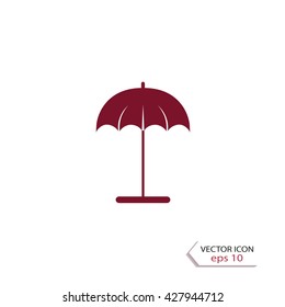 Umbrella icon, vector design 
