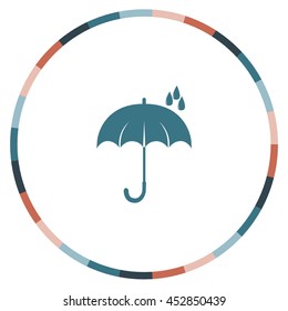 Umbrella icon, vector design 