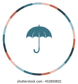 Umbrella icon, vector design 