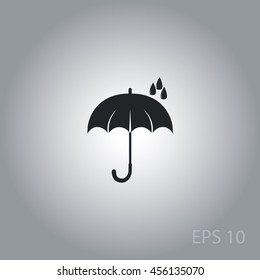 Umbrella icon, vector design 