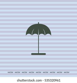 Umbrella icon, vector design 