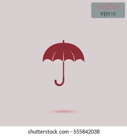Umbrella icon, vector design 