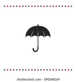 Umbrella icon, vector design 