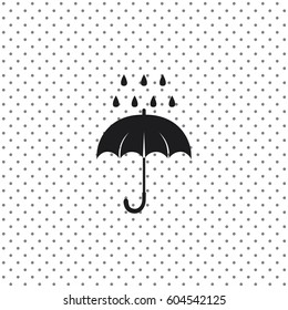 Umbrella icon, vector design 