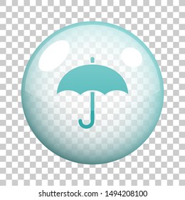 Umbrella icon vector design. Umbrella logo