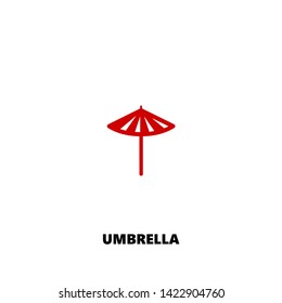 umbrella icon. umbrella vector design. sign design. red color
