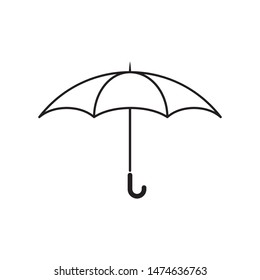 Umbrella icon vector design template