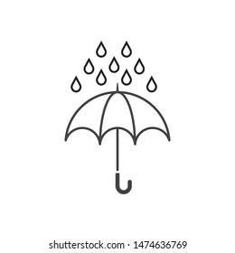 Umbrella icon vector design template