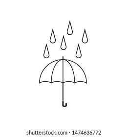 Umbrella icon vector design template