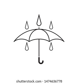 Umbrella icon vector design template