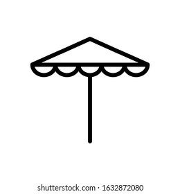 Umbrella icon vector design template ilustrasion