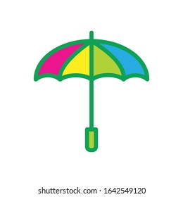 Umbrella icon vector design template