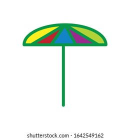 Umbrella icon vector design template