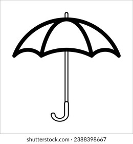 plantilla de diseño de vector de icono paraguas