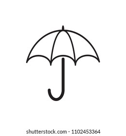 Umbrella icon vector design trendy
