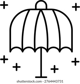Umbrella Icon Vector Element line icon design vector icons