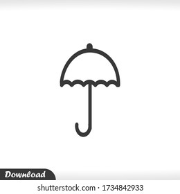 Umbrella icon vector eps 10
