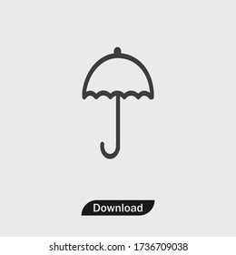 Umbrella icon vector eps 10