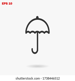 Umbrella icon vector eps 10