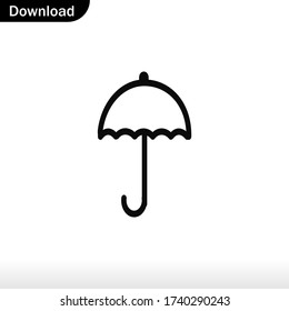 Umbrella icon vector eps 10