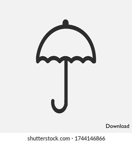 Umbrella icon vektoreps 10