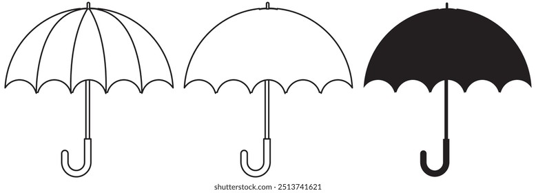 umbrella icon. Umbrella vector icon. EPS 10.