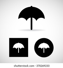 Umbrella Icon Vector EPS10, Great for any use.