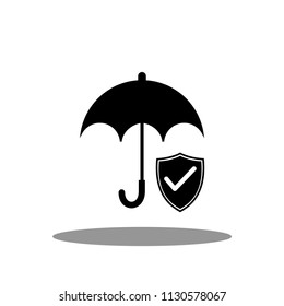 Umbrella Icon vector flat design