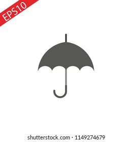umbrella Icon vector flat design.eps 10