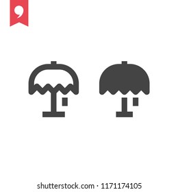 umbrella Icon vector flat design