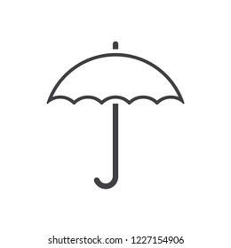 umbrella Icon vector flat design