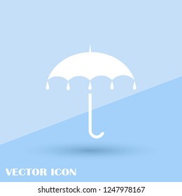 umbrella Icon vector flat design