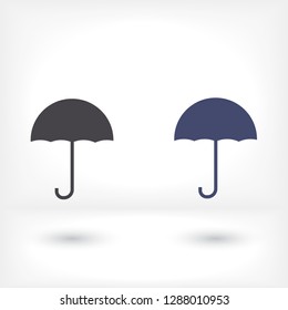 umbrella Icon vector flat design
