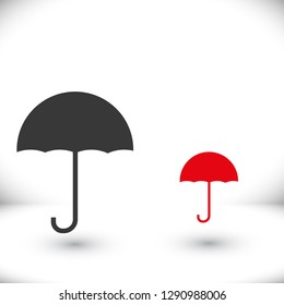 umbrella Icon vector flat design