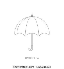 Umbrella Icon vector flat design