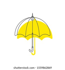 Umbrella Icon vector flat design