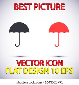 umbrella Icon vector flat design . Lorem Ipsum Illustration design