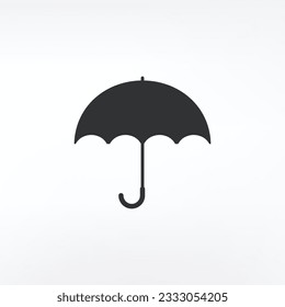 umbrella icon vector flat design