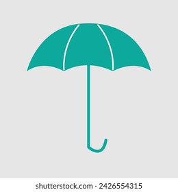 Umbrella icon vector flat design. Vector illustration. Eps file 314.