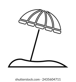 umbrella Icon vector flat design eps 10
