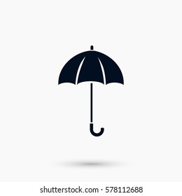 Umbrella icon vector, flat design best vector icon