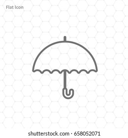 Umbrella Icon vector flat design